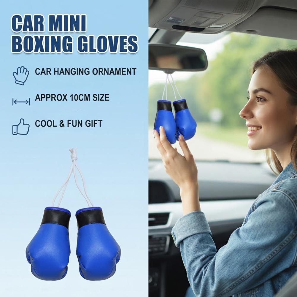 Mini Boxing Gloves Car Rearvie - огляд і ціна Leather Driving Glove