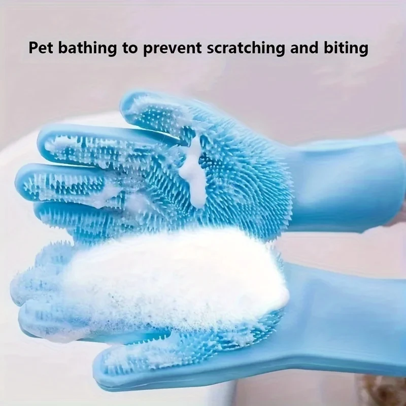 Pet Grooming Cleaning Gloves D - огляд і ціна Rubber Glove Cleaning