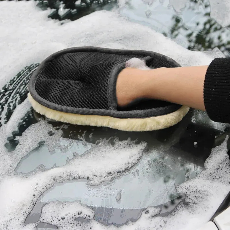 Car Wash Wool Gloves Thickened - огляд і ціна Wool Glove Lined